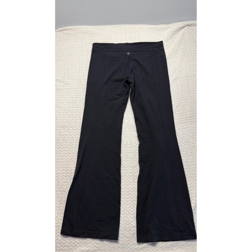 Lululemon Groove Pant Black Flare Leggings Yoga Pants Size 10